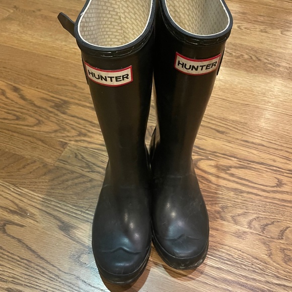 Hunter Other - HUNTER matte youth kids Rain boots Girls 4 boy 3 sz 34